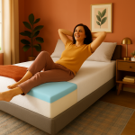 High-quality memory foam mattress that contours to the body, offering personalized comfort and pressure relief for a better night’s sleep